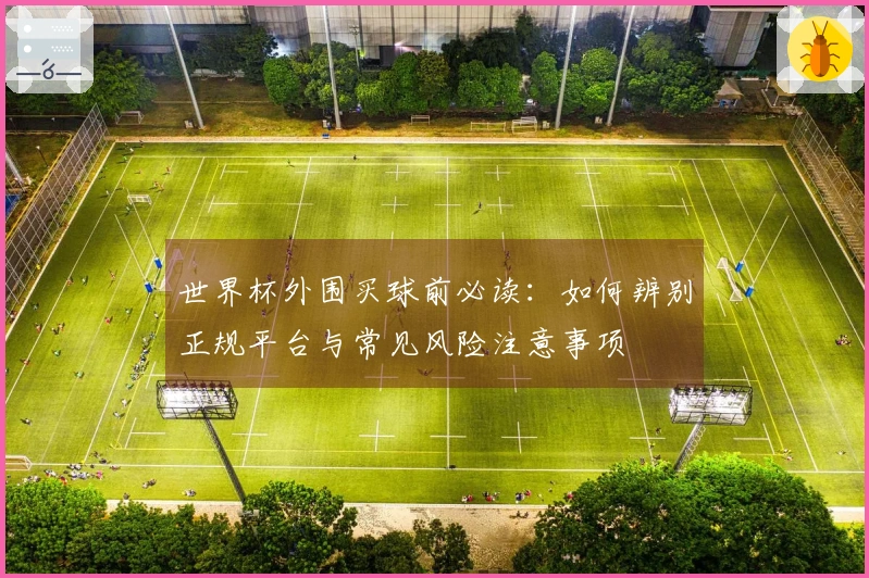 世界杯外围买球前必读：如何辨别正规平台与常见风险注意事项