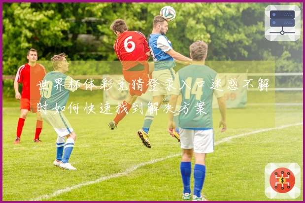 世界杯体彩竞猜登录入口迷惑不解时如何快速找到解决方案
